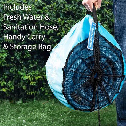 RV Fresh Water Kit - RV Water Pressure Regulator, Inline Water Filter, Hose Splitter, Brass Elbow, Flexible Connector, Hose Quick Connects, Leak Repair Kit, and Carrying Case in Saudi Arabia