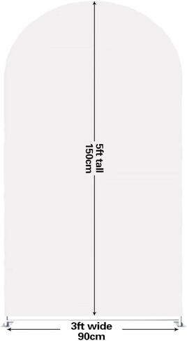 Arch Backdrop Covers for Parties Jungle Safari Brown Solid Arched Stretchy Photography Wall Background for Parties Baby Bridal Shower Birthday Wedding Prom Party in Kuwait