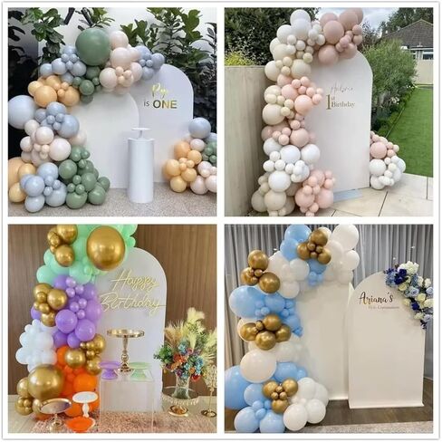 Arch Backdrop Covers for Parties Jungle Safari Brown Solid Arched Stretchy Photography Wall Background for Parties Baby Bridal Shower Birthday Wedding Prom Party in Kuwait