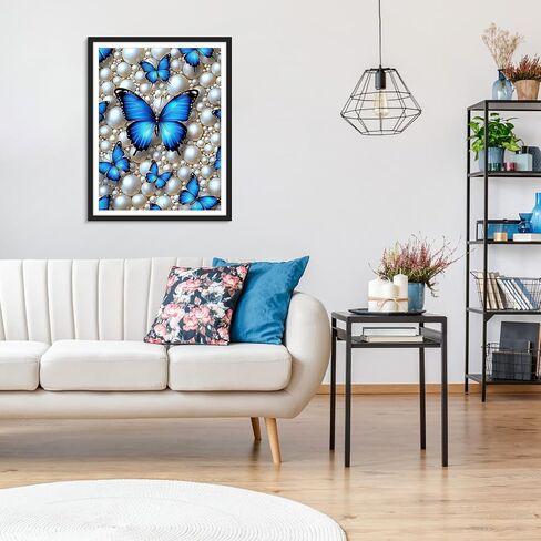 MOGTAA Horse Diamond Art Kits for Adults, Moon Flowers Diamond Painting Kits for Beginners, DIY 5D Diamond Dots Kits Landscape Gem Painting for Home Wall Art Decor 12x16 inch in Kuwait