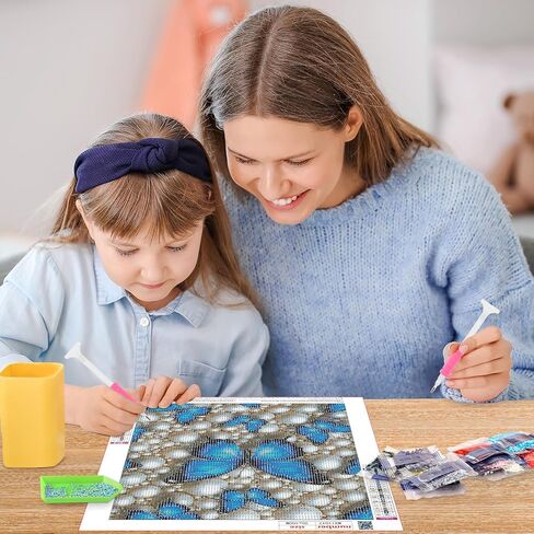 MOGTAA Horse Diamond Art Kits for Adults, Moon Flowers Diamond Painting Kits for Beginners, DIY 5D Diamond Dots Kits Landscape Gem Painting for Home Wall Art Decor 12x16 inch in Kuwait