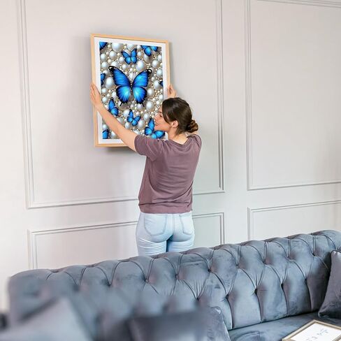 MOGTAA Horse Diamond Art Kits for Adults, Moon Flowers Diamond Painting Kits for Beginners, DIY 5D Diamond Dots Kits Landscape Gem Painting for Home Wall Art Decor 12x16 inch in Kuwait