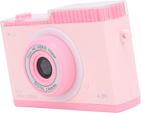 الكاميرا الرقمية المدمجة الرجعية 48M 1080P 8X مع تصفية تشغيل MP3 إطارات IPS شاشة IPS لعشاق التصوير (Silver) in Saudi Arabia