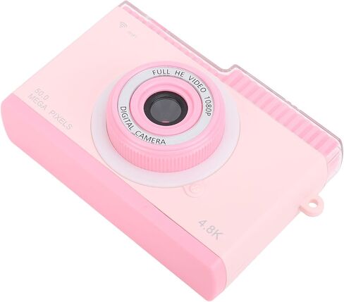 الكاميرا الرقمية المدمجة الرجعية 48M 1080P 8X مع تصفية تشغيل MP3 إطارات IPS شاشة IPS لعشاق التصوير (Silver) in Saudi Arabia