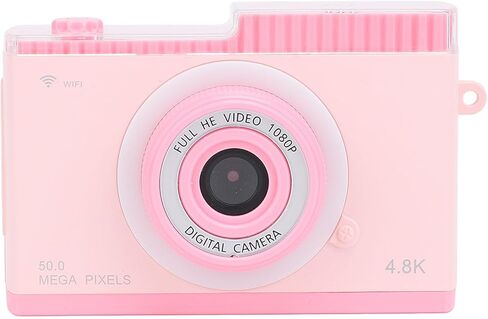 الكاميرا الرقمية المدمجة الرجعية 48M 1080P 8X مع تصفية تشغيل MP3 إطارات IPS شاشة IPS لعشاق التصوير (Silver) in Saudi Arabia