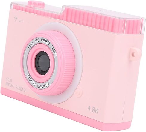 الكاميرا الرقمية المدمجة الرجعية 48M 1080P 8X مع تصفية تشغيل MP3 إطارات IPS شاشة IPS لعشاق التصوير (Silver) in Saudi Arabia