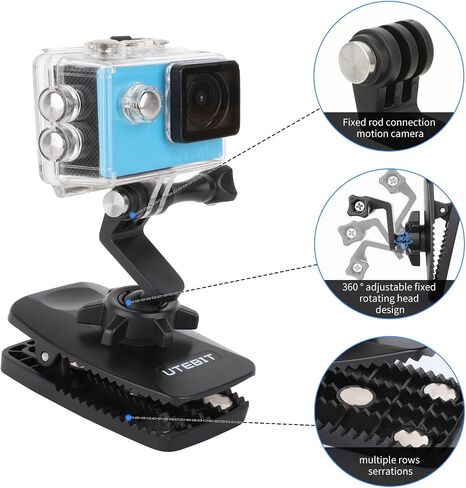 UTEBIT 2 Packs Desktop Mount for DJI Osmo Pocket 3 with Long Screw Adapter Bottom 1/4" Screw Hole in Saudi Arabia