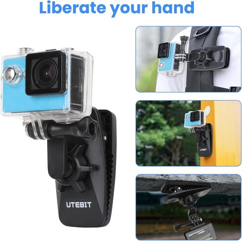 UTEBIT 2 Packs Desktop Mount for DJI Osmo Pocket 3 with Long Screw Adapter Bottom 1/4" Screw Hole in Saudi Arabia