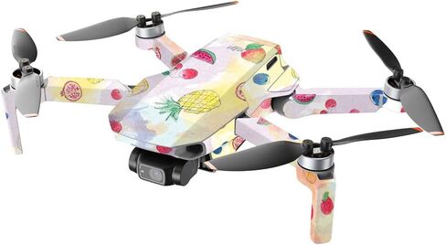 Mighty Skins Glossy Glitter Compatible with DJI Mini 2 Portable Drone - Acid Trippy Protective, Durable High-Gloss Glitter Finish Easy to Apply and Change Styles Made in The USA in Saudi Arabia