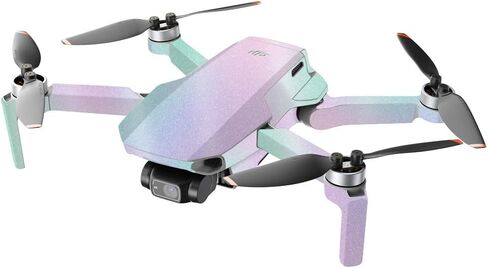 Mighty Skins Glossy Glitter Compatible with DJI Mini 2 Portable Drone - Acid Trippy Protective, Durable High-Gloss Glitter Finish Easy to Apply and Change Styles Made in The USA in Saudi Arabia
