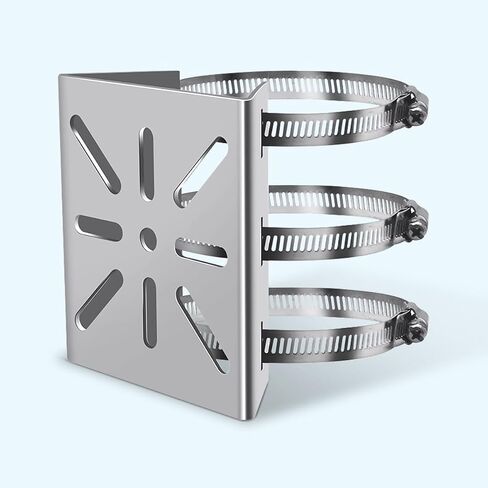 OOSSXX Universal Security Camera Mount Wall Mounting Brackets,Vertical Adapter for CCTV Camera Wall Mount,Pole Clamp Bracket,Solar Panel Pole Mount Outdoor Video Surveillance Equipment in Saudi Arabia