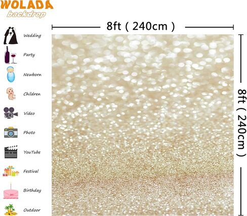 Wolada Pink Backdrop Glitter Photo Backdrop Bokeh Photography Backdrop Silver Shimmer Wall Backdrop 5x7ft 12617 in Kuwait