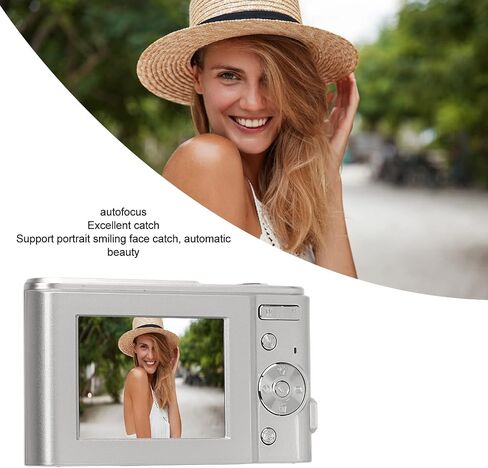 48MP Digital Camera, 1080P Video, 16x Digital Zoom with 2.4 inch IPS Display, Auto Focus, Long Battery Life, Compact and Portable for Travel, Graduation, Weddings (Star Black) in Saudi Arabia