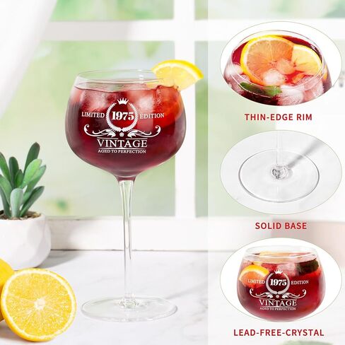 40th Birthday Gifts Women, Vintage 1984 40th Birthday Wine Glass, 40 Year Old Birthday Decorations for Women, Funny Turning 40 Present for Her, Best Friends, Daughter, Sister, Coworkers, Teacher in Saudi Arabia