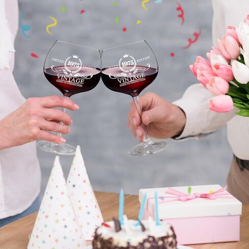40th Birthday Gifts Women, Vintage 1984 40th Birthday Wine Glass, 40 Year Old Birthday Decorations for Women, Funny Turning 40 Present for Her, Best Friends, Daughter, Sister, Coworkers, Teacher in Saudi Arabia