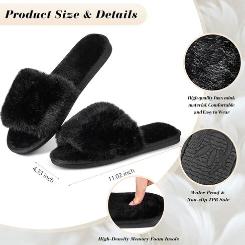 Toulite 6 أزواج الزفاف وصيفرات الشرفات النساء النعال المفتوحة في اصبع القدمين من النعال الفخمة غامضة ، US9-10 in Kuwait