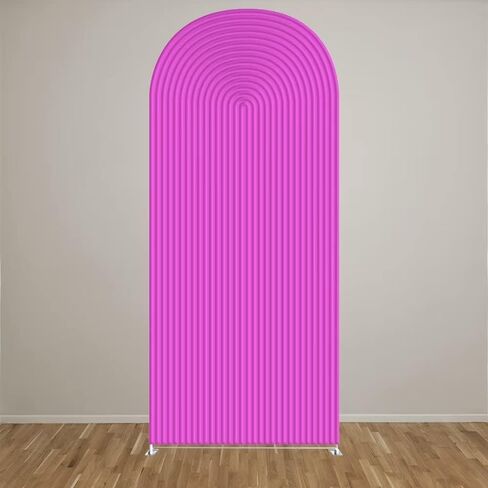 Khaki Ripples Pattern Arch Backdrop Cover for Birthday Party Wedding Baby Shower Decorations Light Tan Chiara Backdrops Arched Wall Covers Stands Display Props GP-451 4ft * 7ft in Saudi Arabia
