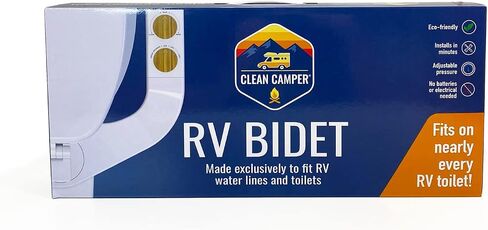 الأصلي RV Bidet التنظيف الذاتي الفوهات المزدوجة | تصميم غير كهربائي ، عكسه | تسهيل التثبيت ، RV Waterline متوافق | ضغط الماء اللطيف القابل للتعديل | صديقة للبيئة in Saudi Arabia