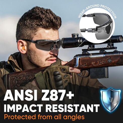 TICONN Safety Glasses for Men and Women, Adjustable Arms, ANSI Z87.1 Anti-Fog, Scratch Proof Eye Goggles, UV Protection in Saudi Arabia