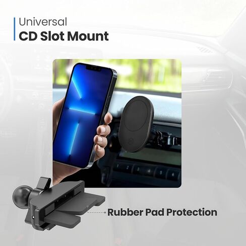 Magsafe Magnetic Phone Car Mount - حامل الهاتف الخليوي المغناطيسي للسيارة - مثالي لجهاز Magsafe المتوافق (iPhone والهاتف الذكي) - ملحقات الهدايا للسيارة - للحصول على حامل الكأس in Kuwait