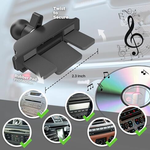 Magsafe Magnetic Phone Car Mount - حامل الهاتف الخليوي المغناطيسي للسيارة - مثالي لجهاز Magsafe المتوافق (iPhone والهاتف الذكي) - ملحقات الهدايا للسيارة - للحصول على حامل الكأس in Kuwait