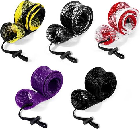 3 PCS Spinning Rod Sleeve - Fishing Pole Sleeve Fishing Rod Cover Fishing Rod Sleeve with Lanyard- Rod Protector Fishing Rod Sock in Saudi Arabia