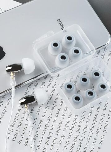 5 Pairs KBEAR 07 Ear Tips, KINBOOFI Silicone IEM Eartips Earbuds for KZ ZST ZS10 PRO ZS10 PRO X AS10 ZSN ZSN ZSN PRO X ZSN PRO ZS10 PRO2 TANGZU WAN'ER Wired Headphone（S/M/L） in Saudi Arabia