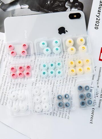 5 Pairs KBEAR 07 Ear Tips, KINBOOFI Silicone IEM Eartips Earbuds for KZ ZST ZS10 PRO ZS10 PRO X AS10 ZSN ZSN ZSN PRO X ZSN PRO ZS10 PRO2 TANGZU WAN'ER Wired Headphone（S/M/L） in Saudi Arabia