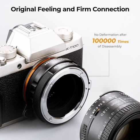 K&F Concept Lens Mount Adapter Compatible with Leica M39 (39mm x1 Leica Thread Mount) Lens to Fujifilm X-Pro1 Mirrorless Camera in Kuwait
