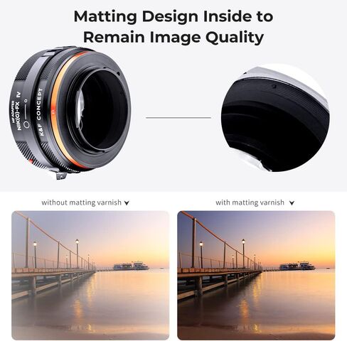 K&F Concept Lens Mount Adapter Compatible with Leica M39 (39mm x1 Leica Thread Mount) Lens to Fujifilm X-Pro1 Mirrorless Camera in Kuwait