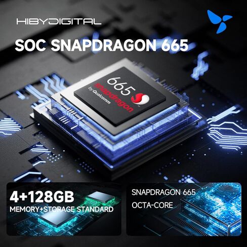 HiBy Digital M300 Music Player with Speaker Android 13 OS SD665 Soc Bluetooth WiFi and FM 1280x640 Resolution IPS Display Supports PCM768k DSD256 32G+2TB Expandable Memory Silver in Kuwait