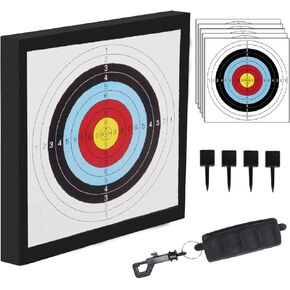 SPG Archery Target for Backyard Adult - EVA Foam Big Archery Target for Bows up to 50 Lbs, Durable Bow and Arrow Target for Backyard Shooting Practice with Arrow Puller