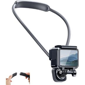 Magnetic Neck Mount for Phones, Neck Phone Holder for Recording, POV/Vlog Cell Phone Holder Around Neck, Hands Free Phone Holder for Neck Tripod Selfie Filming Video for iPhone 16 15 14 13 12