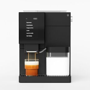 Terra Kaffe Super Automatic Espresso Machine - App-Enabled Coffee Machine - Auto Wake & Sleep - All Milk Types - Roaster-Approved Espresso Settings - Cappuccino Machines for Home - White TK-02