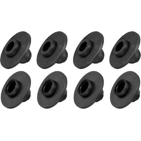 YOKIVE 8 Pcs Camping Chair Foot, Detachable Non-Slip Stool Feet Replacement Accessories, Great for Hiking Picnic Fishing Outdoor (Black, 15,16mm)