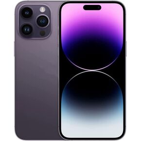 Original Back Glass Replacement for iPhone 14 Pro Max All Carriers with Pre-Installed Adhesive and Repair 14 Pro Max Tool (Deep Purple)