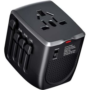 Travelconverter Adapter Voltage Converter That Steps Down 230 Volts to 120 Volts for use in Over 200 Countries,Including The U.S., U.K., Europe, and Australia