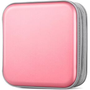 علبة CD ، حامل محفظة DVDS ، CD/DVD Wallet 40 أقراص ألبوم كتيب لتخزين أكياس العمل الثقيلة (Light Purple) in Kuwait