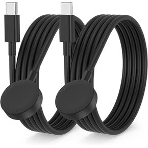 2Pack for Apple Watch Charger USB C Magnetic iWatch Charger Cable Fast Charging Cord Compatible with Watch Ultra2 Ultra Series 9 8 7 6 SE SE2 5 4 3 2 1-3FT(1M) White