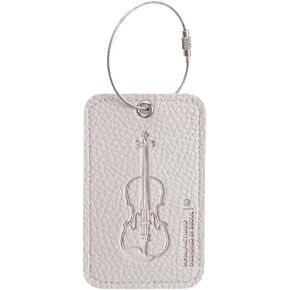 CURTIS Violin wire ID tags for Case, Luggage tag, Bag for instrument (Black)