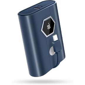 Miady 30W PD USB-C Power Bank, 20000mAh Portable Charger/w 3 Outputs, Fast Charging Battery Pack Charger for iPhone 15/14/13/12/... Series, Samsung Galaxy Series, Google Pixel Series and etc