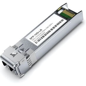 4Pack SFP+ 10GBase-LR LC Module, SingleMode 1310nm, SMF Dual LC Fiber Optic Transceiver for Cisco SFP-10G-LR, Ubiquiti UniFi UF-SM-10G, Meraki MA-SFP-10GB-LR, Netgear, TP-Link and More(DDM 20km)