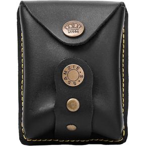 Genuine Leather Slingshot Ammo Pouch Magnet Slingshot Balls Bag Tactical Ammo Magazine Holder for Steel Balls Durable Fanny Pack Belt Bag for Slingshot