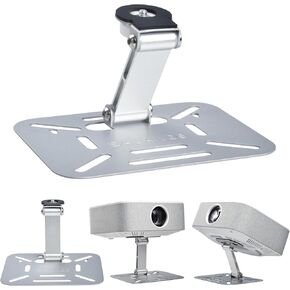 Projector Stand Table, Desktop Foldable Stand, Projector Ceiling Mount, Easy Setup with 180-Degree Adjustment, Compatible w HAPPRUN, TMY, PANSEBA, AuKing, YABER, ONOAYO, Aurzen D1 and More