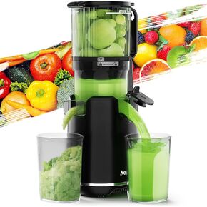 Slow Juicer, Juicer Cold Pressed Easy to Clean