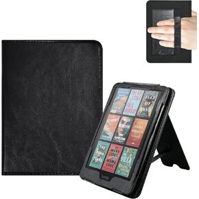 E NET-CASE Case for 7"/6.8" Kindle Paperwhite(12th/11th Generation-2024/2021) and Kindle Colorsoft Signature Edition, Folio for Kindle Paperwhite 2024 with Auto Sleep/Wake, Foldable Stand