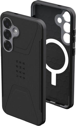 URBAN ARMOR GEAR UAG Designed for Samsung Galaxy S25 Plus Case 6.7" Pathfinder - Compatible with Magnetic Charging Armor Shell Impact-Resistant Rugged Military Drop Tested Protective Cover, Black in Kuwait