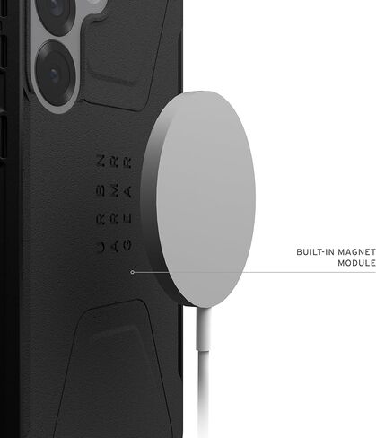 URBAN ARMOR GEAR UAG Designed for Samsung Galaxy S25 Plus Case 6.7" Pathfinder - Compatible with Magnetic Charging Armor Shell Impact-Resistant Rugged Military Drop Tested Protective Cover, Black in Kuwait