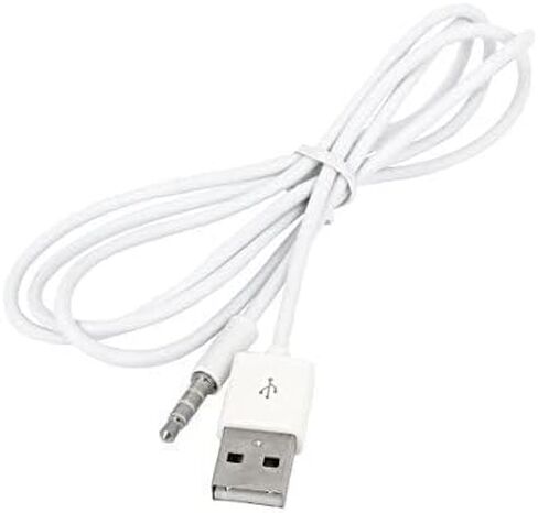 3.5mm Aux to USB Adapter Cable – 3ft USB 2.0 Male to 3.5mm Audio Jack Cord for Charging and Syncing – Compatible with MP3 Players, Headphones, and Car Stereos (Black) in Saudi Arabia
