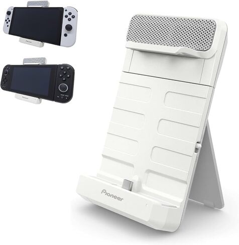 Pioneer,Sound TECTOR,Portable Gaming Speaker,USB-C Connection,Portable Gaming Console Recommended,Lightweight,Wide Sound Compact Speaker,Stand Type Rechargeable,Black TQ-PG300K in Saudi Arabia